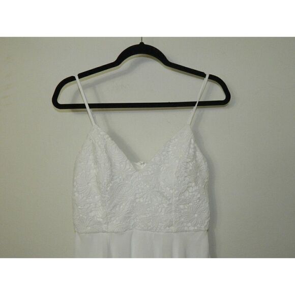 Lulu's Dress White Sweet Emotions Crochet Lace Skater Size Small - Picture 6 of 8